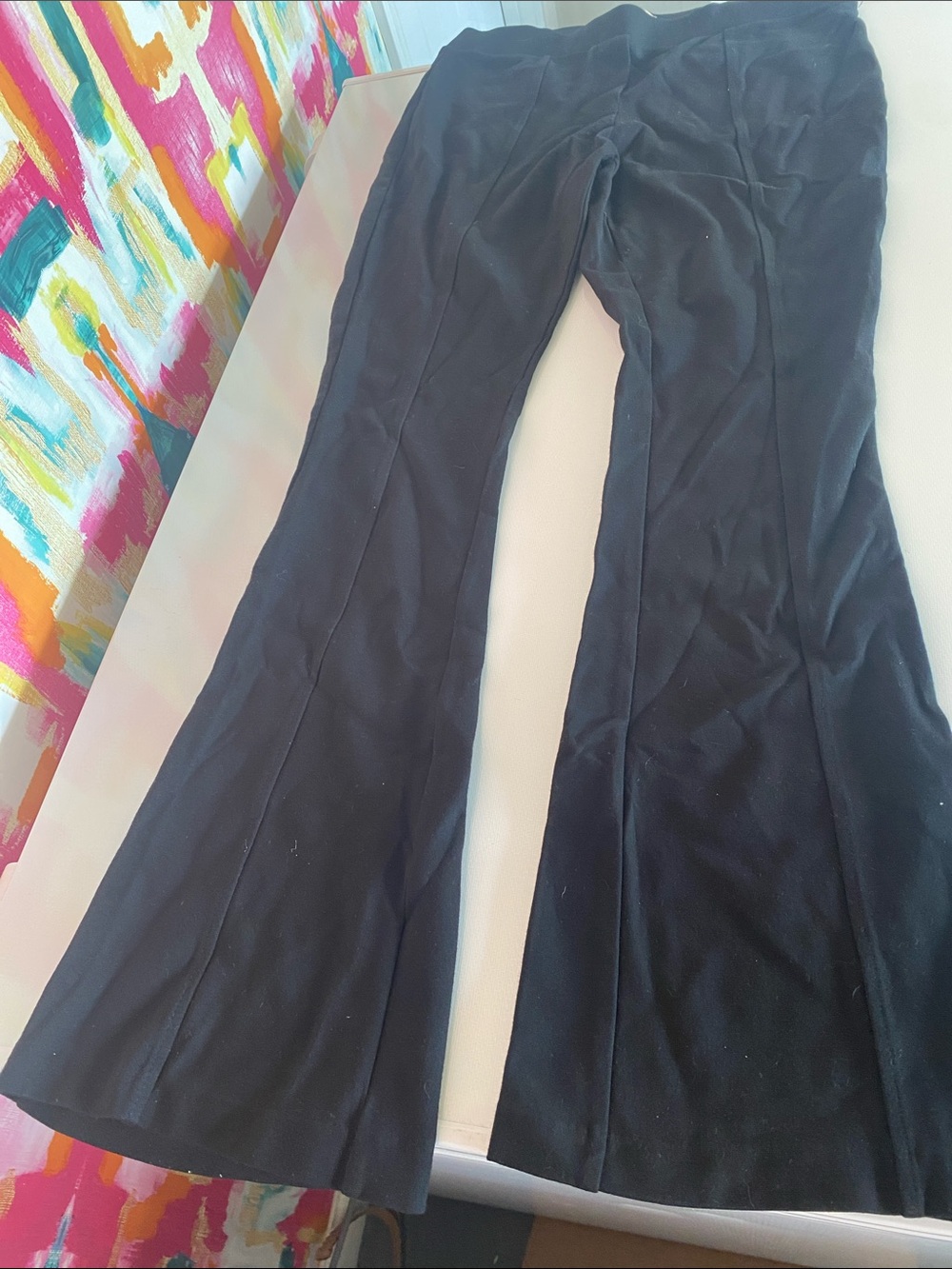 Philosophy Black Knit Leggings. Rayon/nylon/spandex. Great condition. Size med.